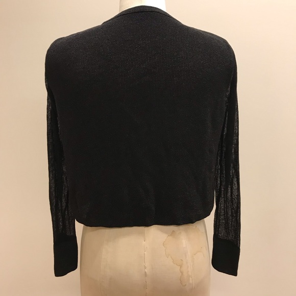 Zara Black Cropped Sweater - Picture 5 of 7